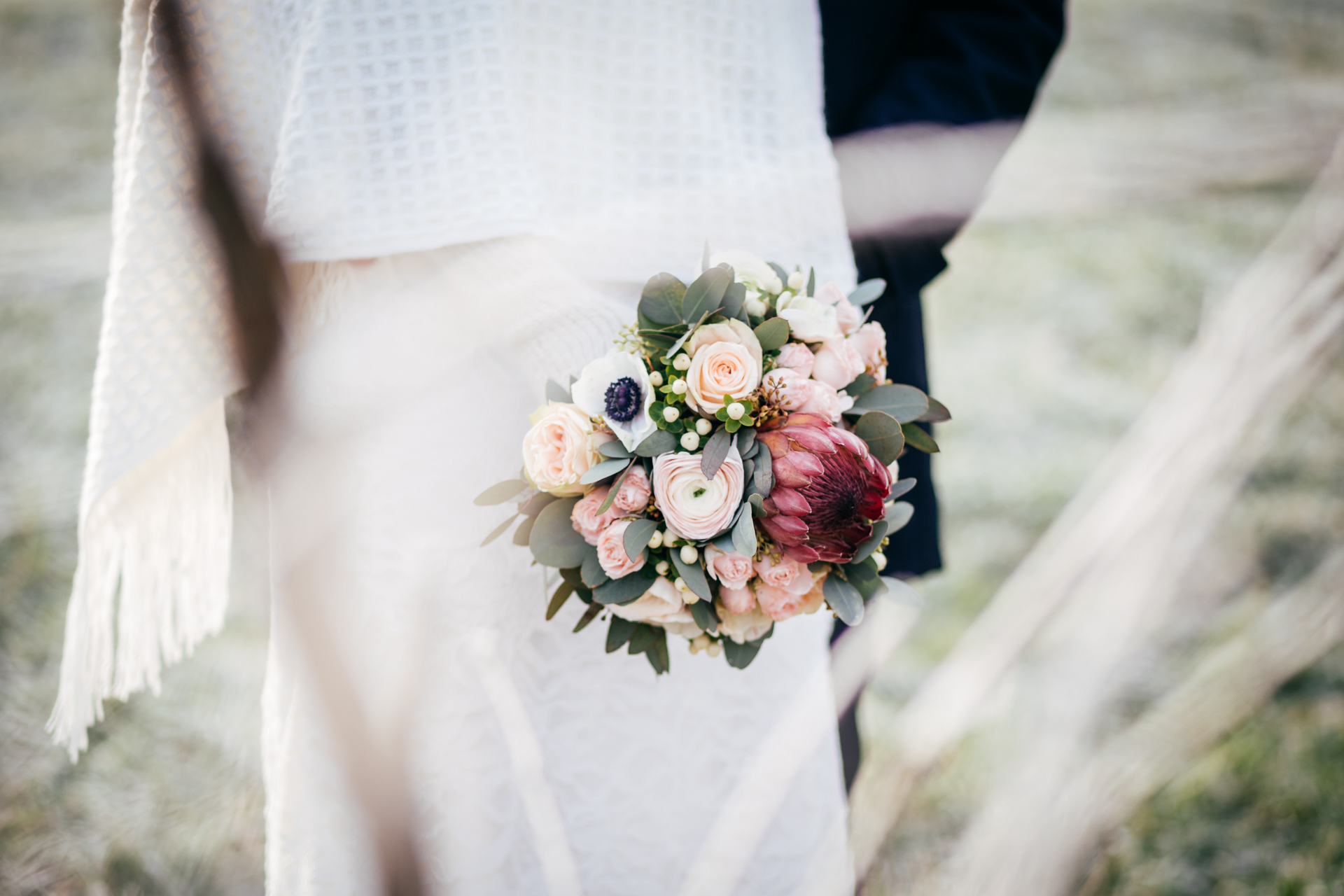 Brautstrauß für Winterhochzeit